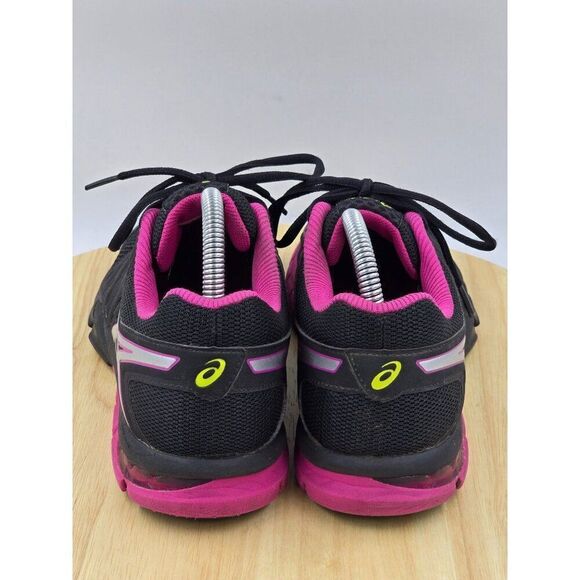 ASICS Women's Black and Pink Running Shoes - Picture 4 of 10